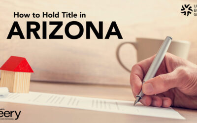 How to Hold Title in Arizona